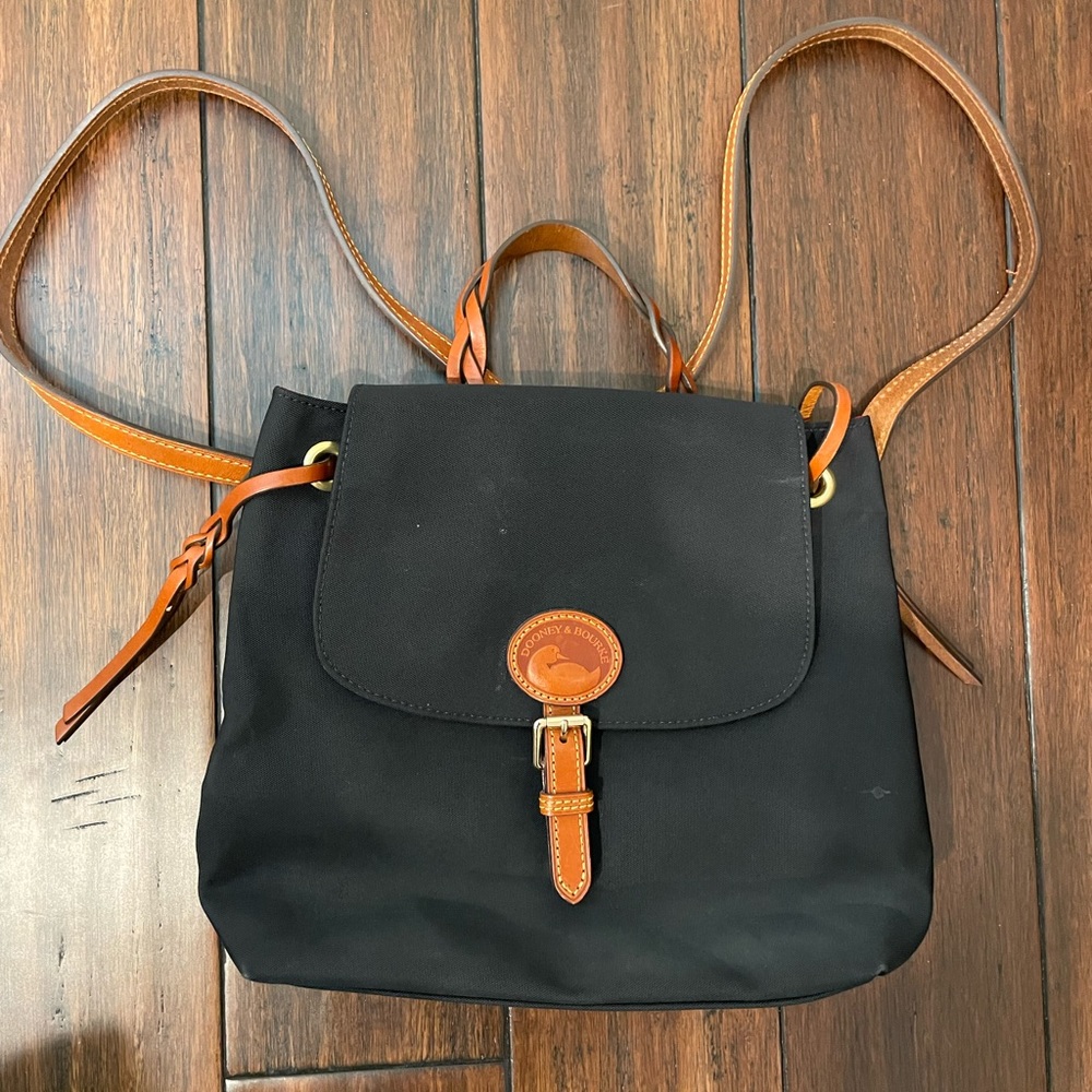 Dooney and Bourke Nylon Flap Backpack